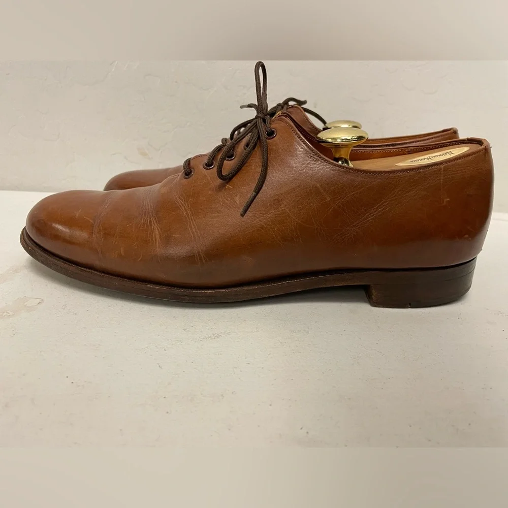 Cole Haan Made in England‎ Vintage Hand Lasted Wholecut Oxford in Brown UK 9 C